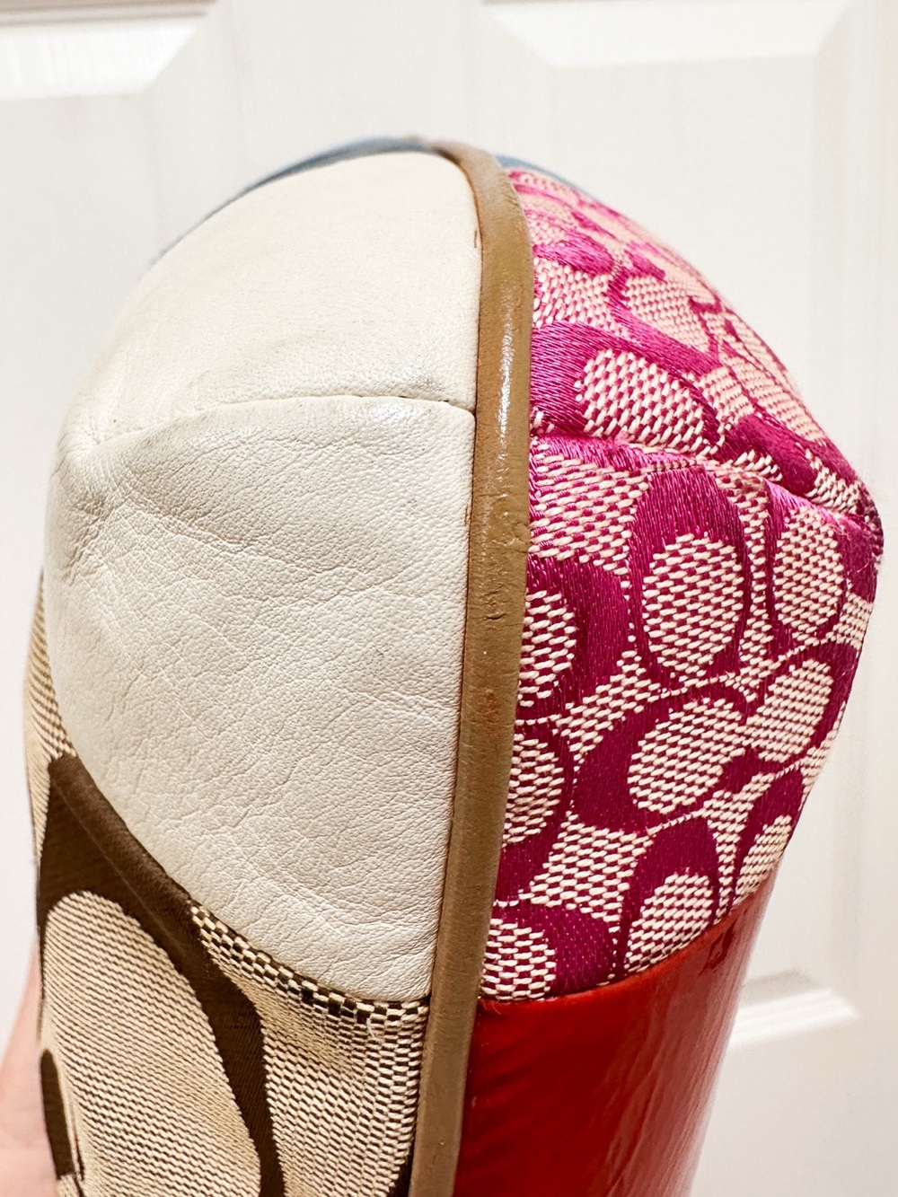 Coach Patchwork Convertible Hobo Shoulder Crossbody Bag - Picture 13 of 16